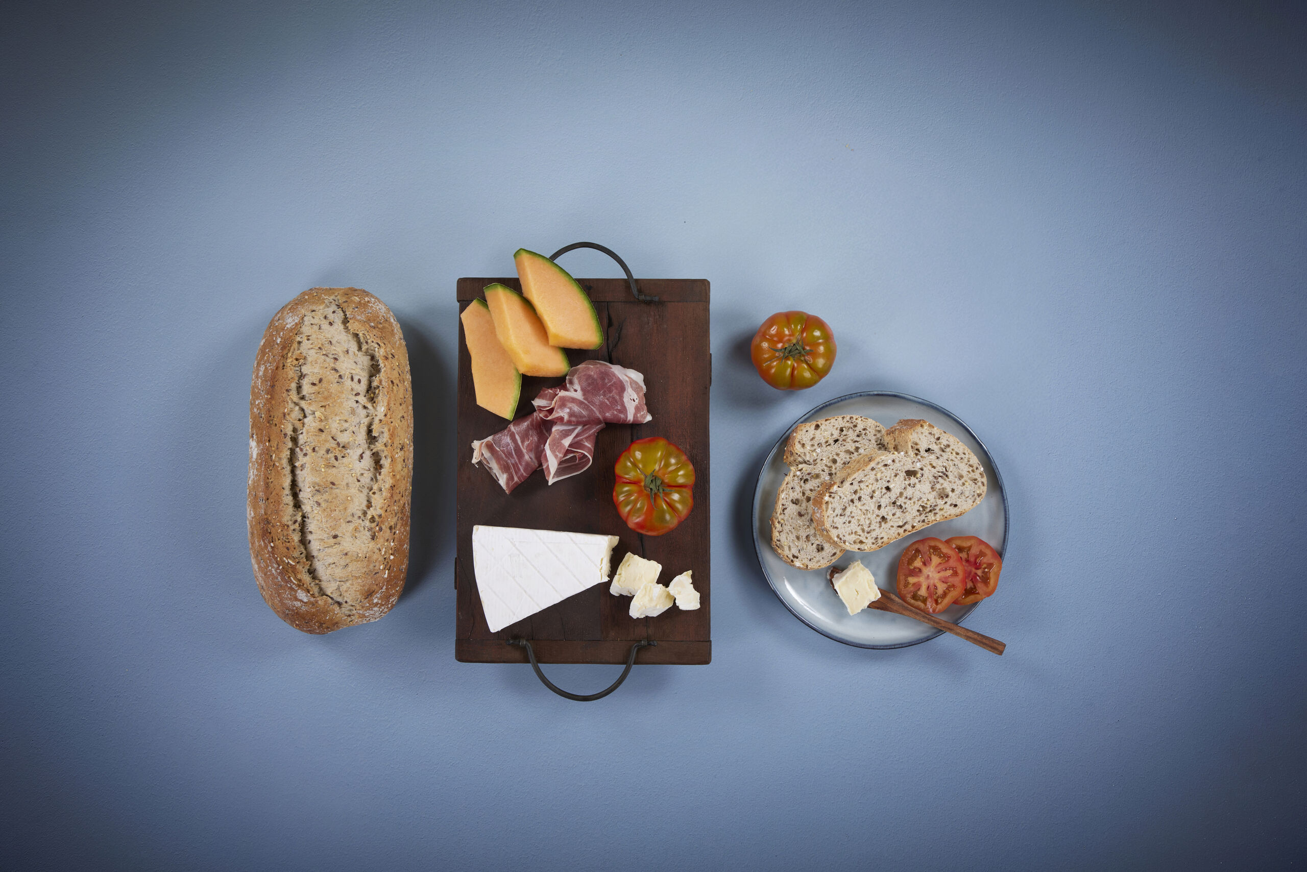 6833446 Steinovnsbakt landbrød ost spekeskinke br hig lysere