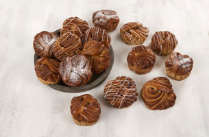6979462 Kanelbolle gigant 160g ulike form b hig
