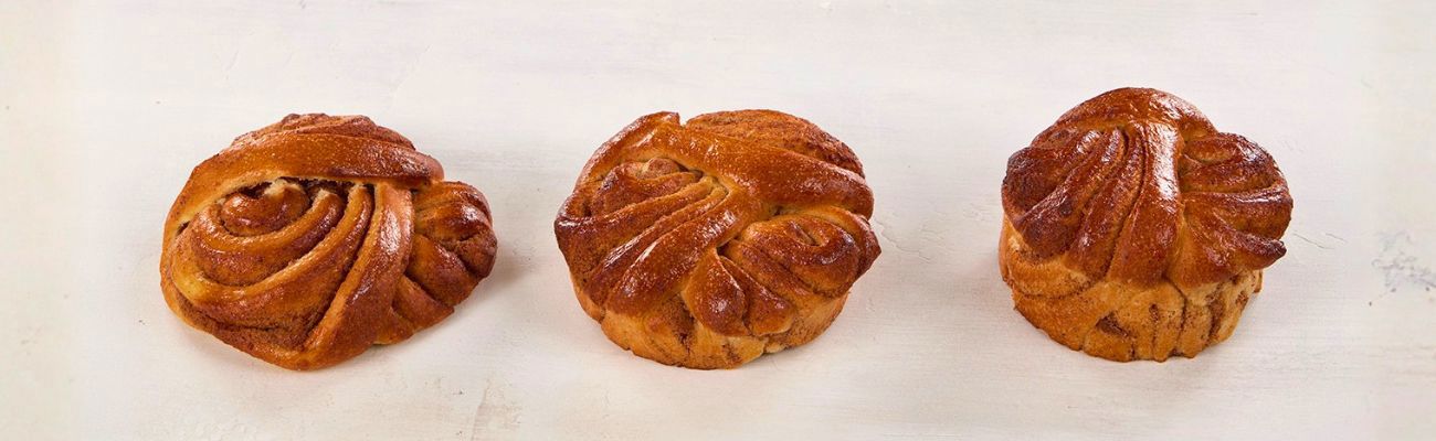 Kanelbolle gigant kan bli til tre ulike kanelboller avhengig av hvordan den tilberedes