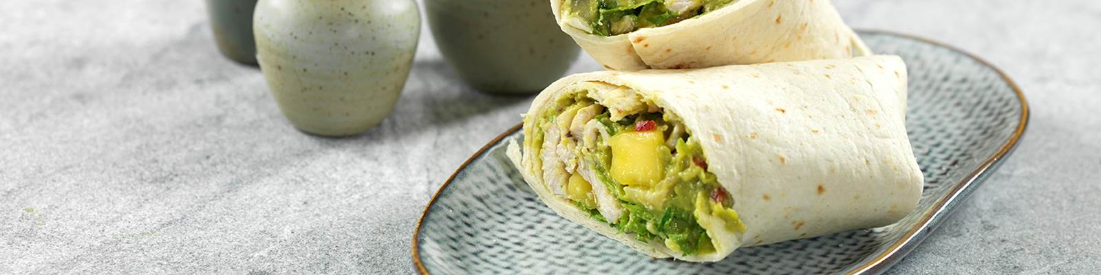 Wraps med kylling mangosalsa